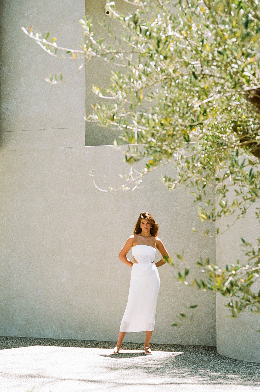 Elegant Pleated High Waisted Midi Penelope Skirt