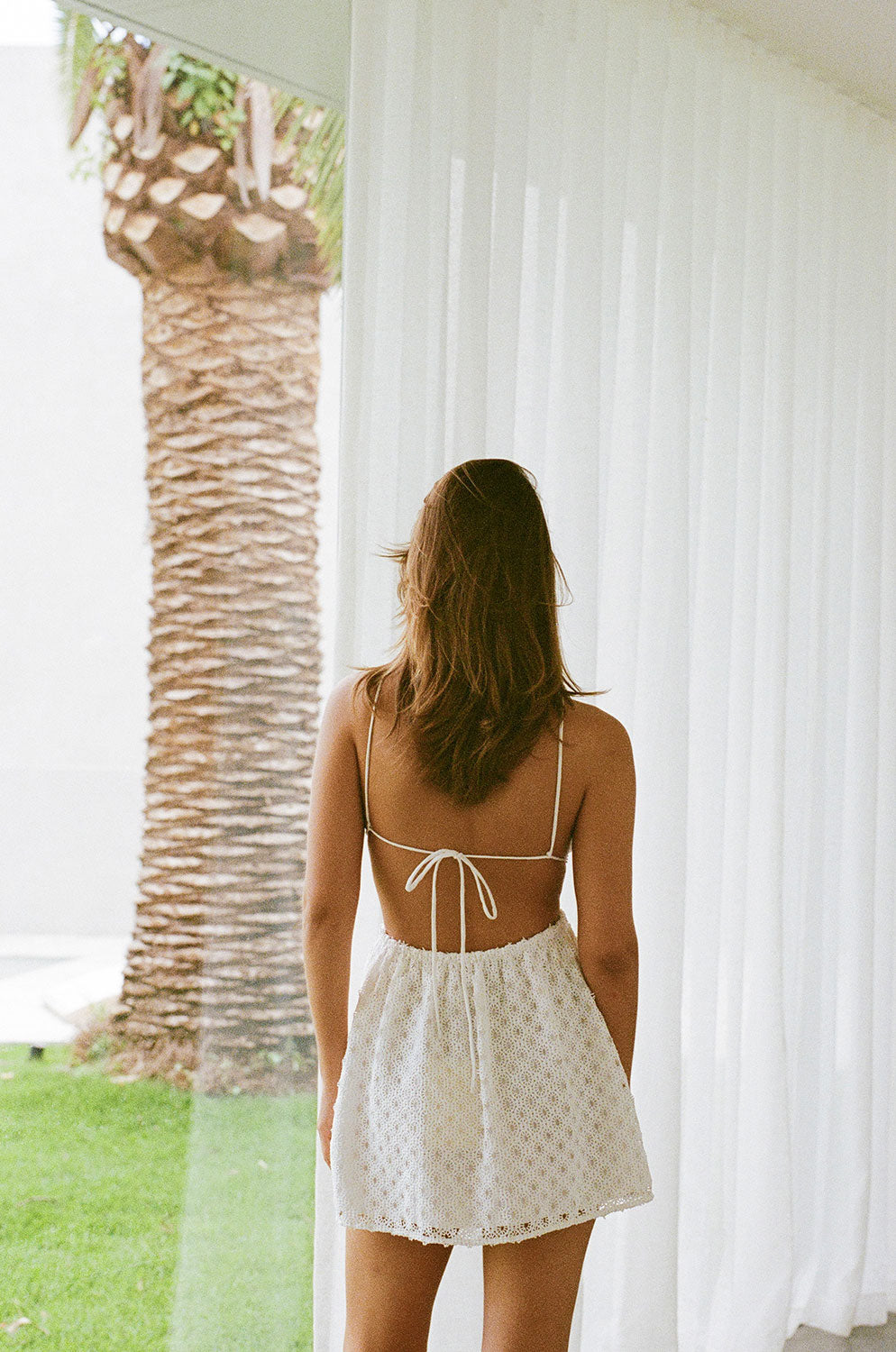 Unique Toulouse Lace Mini Dress - A One - of - a - Kind Sample