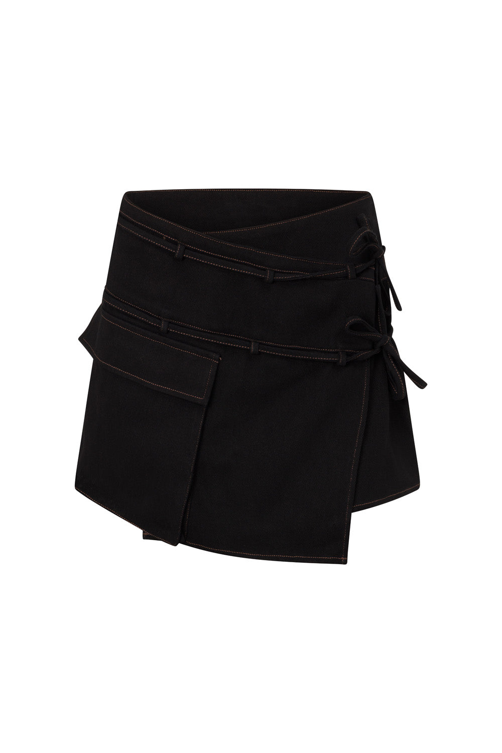 Black Denim Luna Skirt - A Stylish Fashion Piece