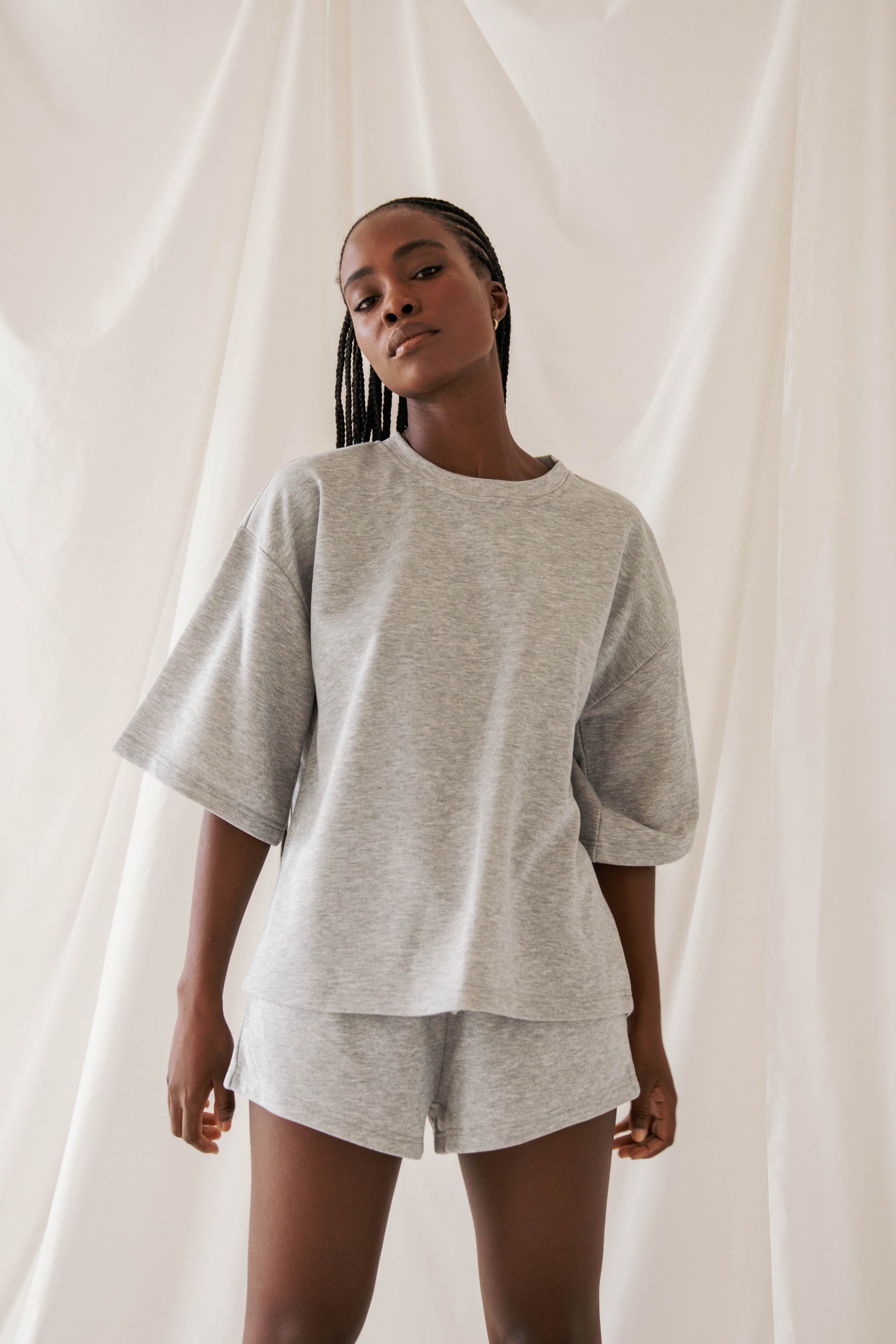 Grey Casual Camp Shorts for Comfortable Wear