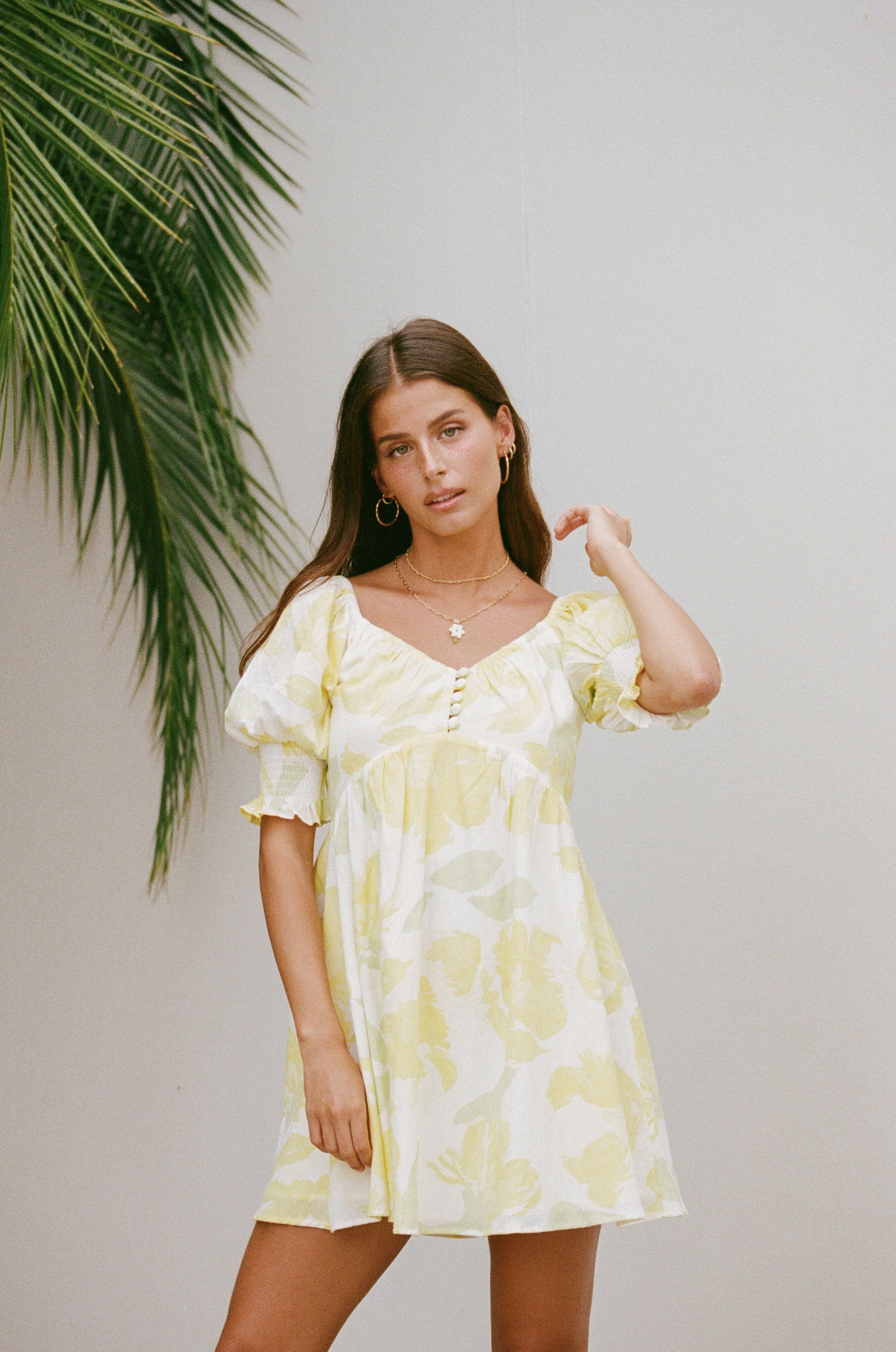Unique Sabo Birdie Dress with Solstice Floral Pattern