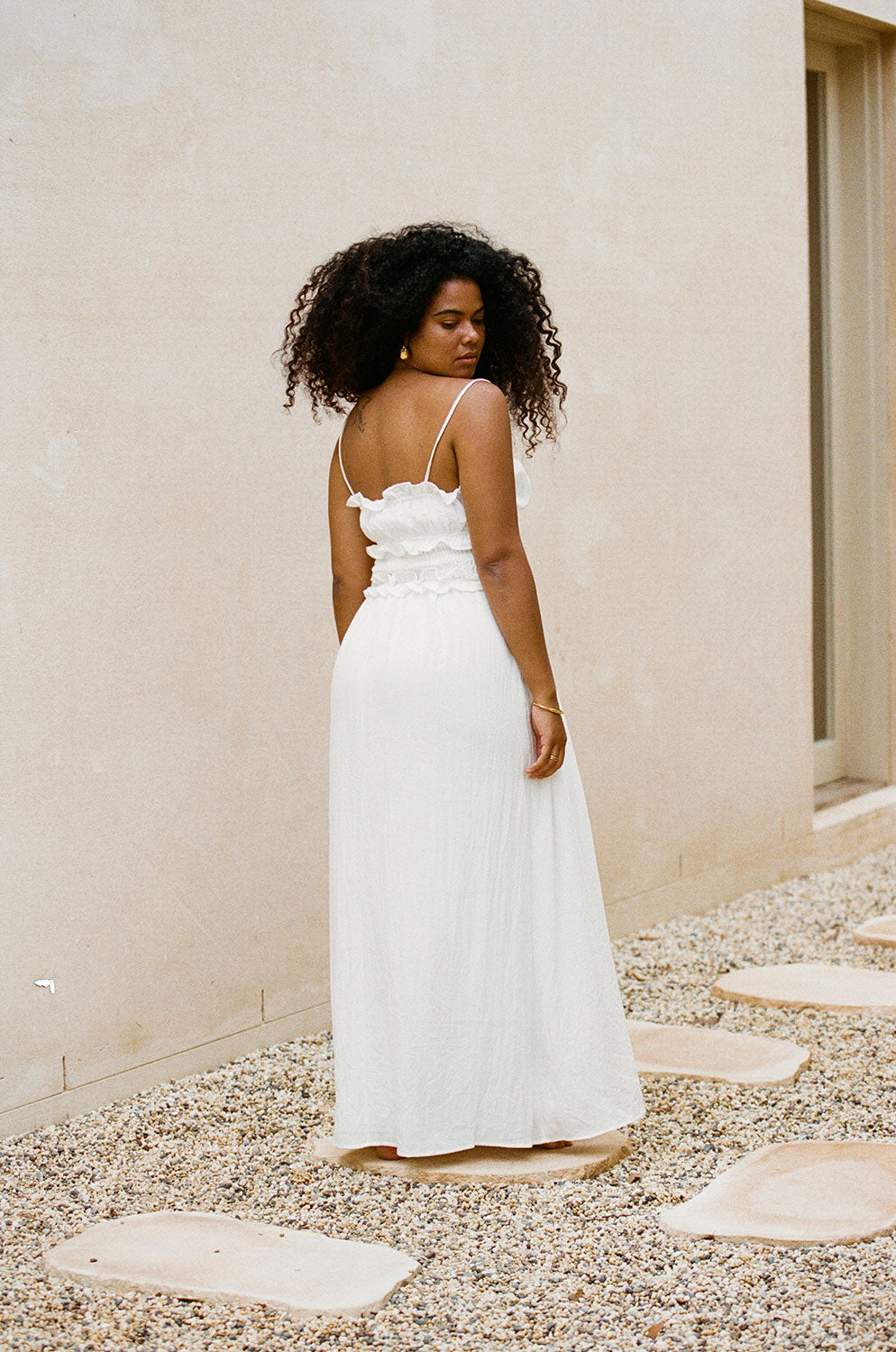 Exquisite Serenity Women's Midi Dress for Special Occasions