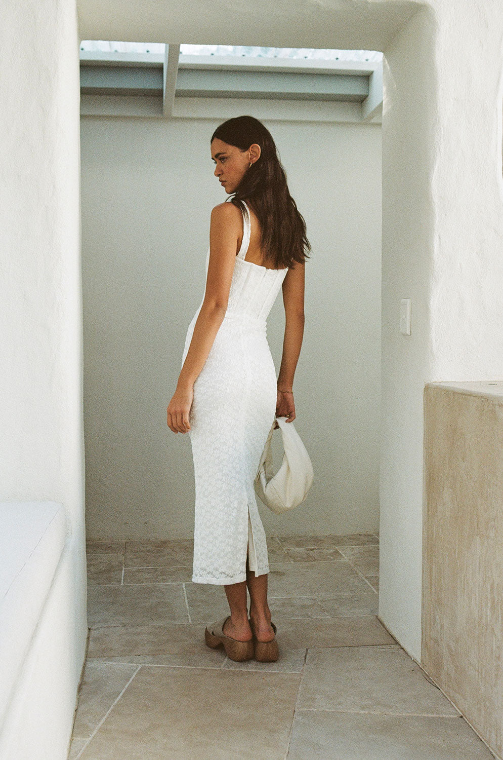 Unique Tristania Midi Dress - Sample with Special Character