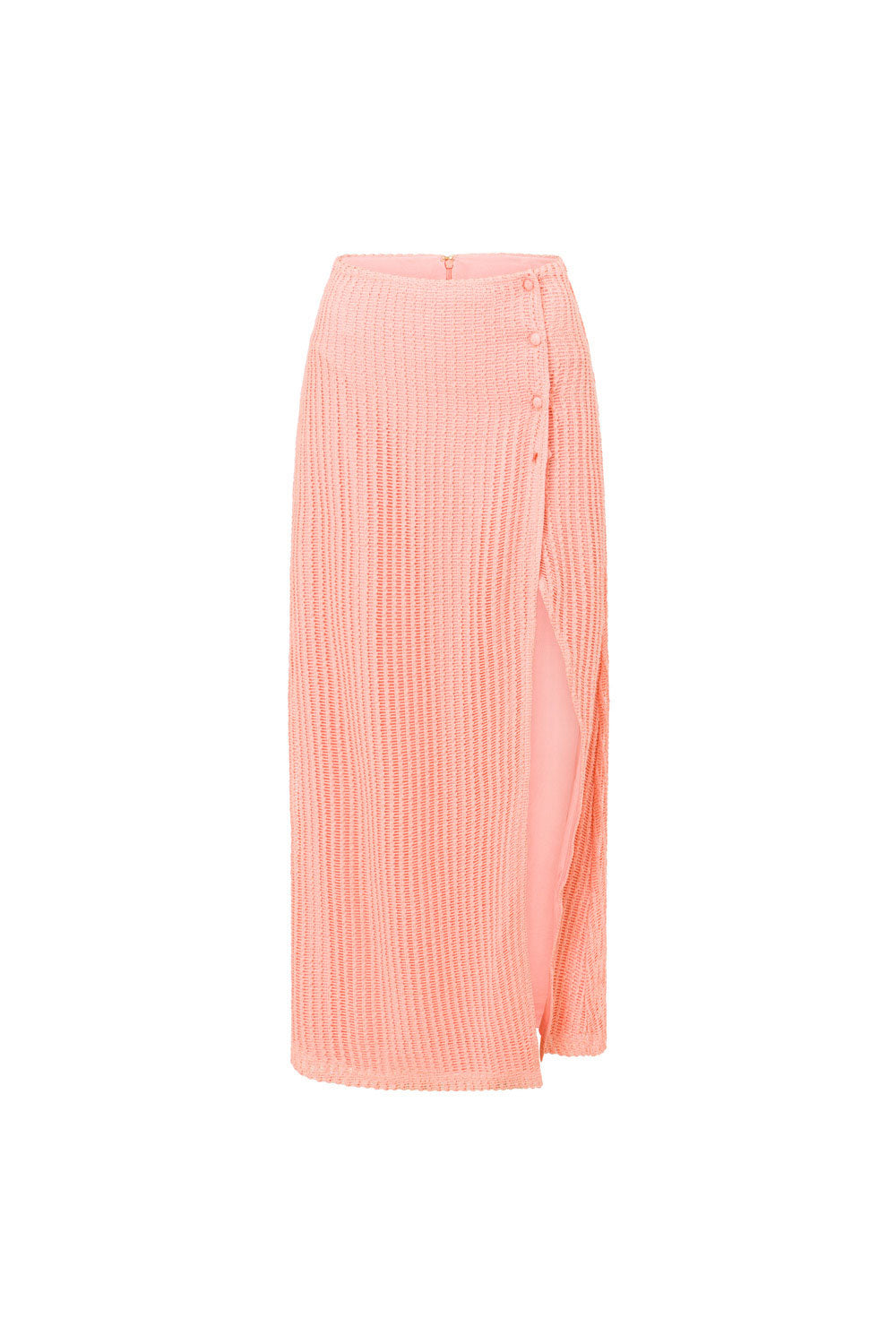 Stunning Pink Wrap-Style Lucia Midi Skirt for Effortless Fashion