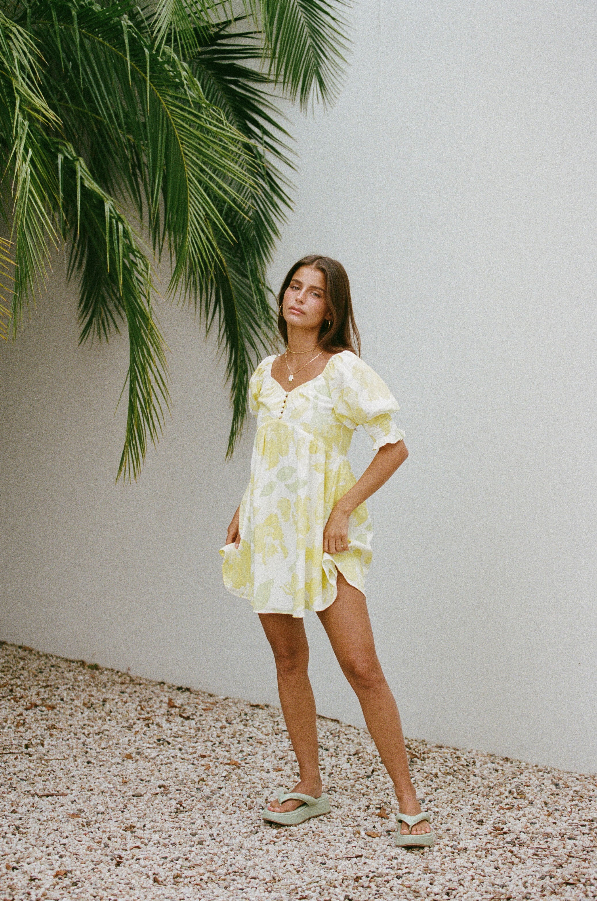 Unique Sabo Birdie Dress with Solstice Floral Pattern