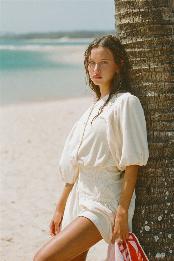 Sample Isle Towelling Dress - Unique Clothing Item