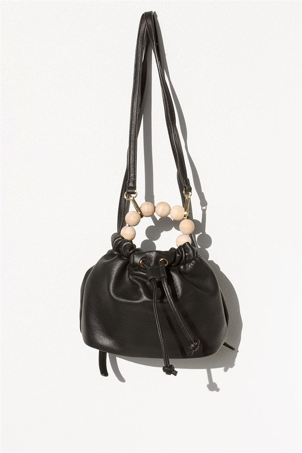 Sabo Exclusively Designed Mini Black Vegan Leather Raven Style Backpack
