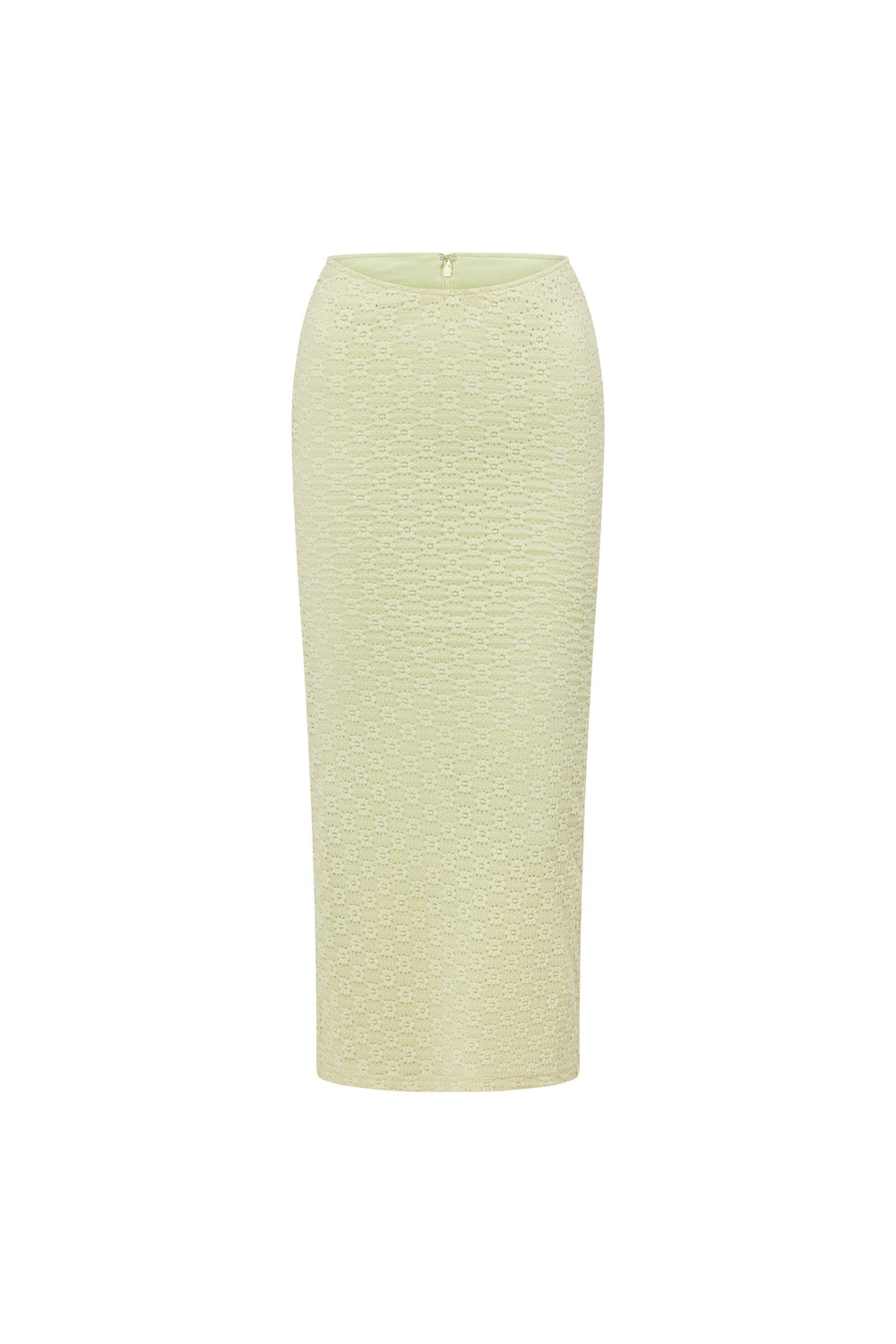 Soft Green Jhoselle Midi Skirt for Special Occasions