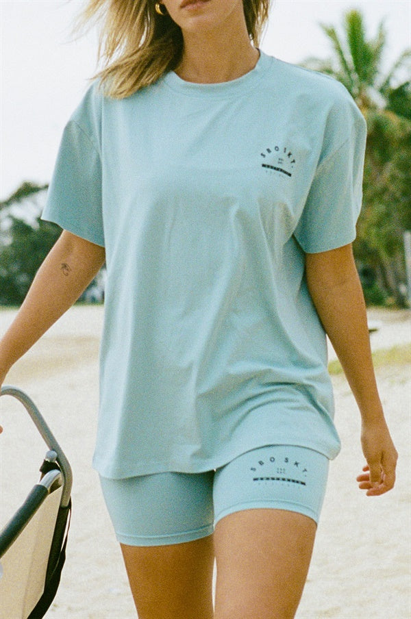 Stylish Teal Cotton - Blend Kyrie T - Shirt for Easy Wear