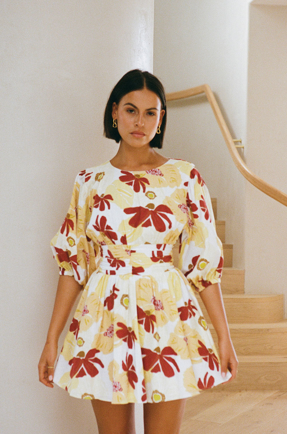 Unique Bettina Dress in Dusk Lily Color - One - of - a - Kind Sample
