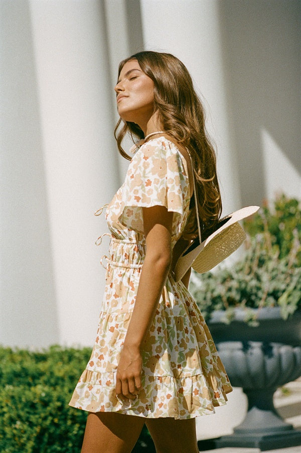 Unique Floral Tarika Dress - A One - of - a - Kind Sample