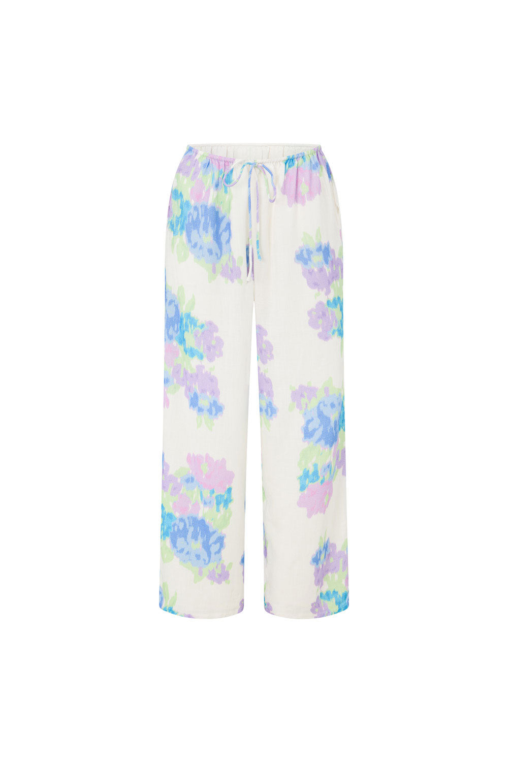 Sample Immi Women's Casual Pants with Cascade Floral Pattern