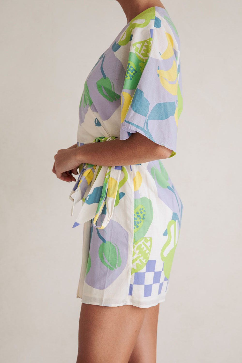 Sabo Exclusive Scarlett Wrap Dress in Beautiful Dolce Verde Print