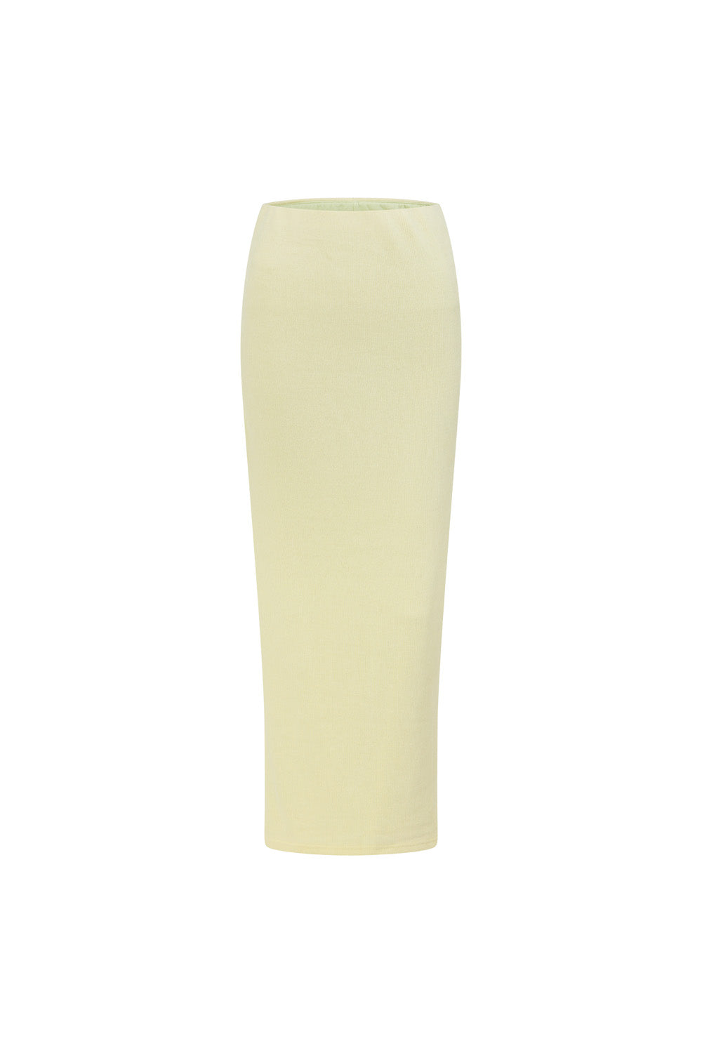 Stylish Green Structured Knit High Waisted Noa Skirt