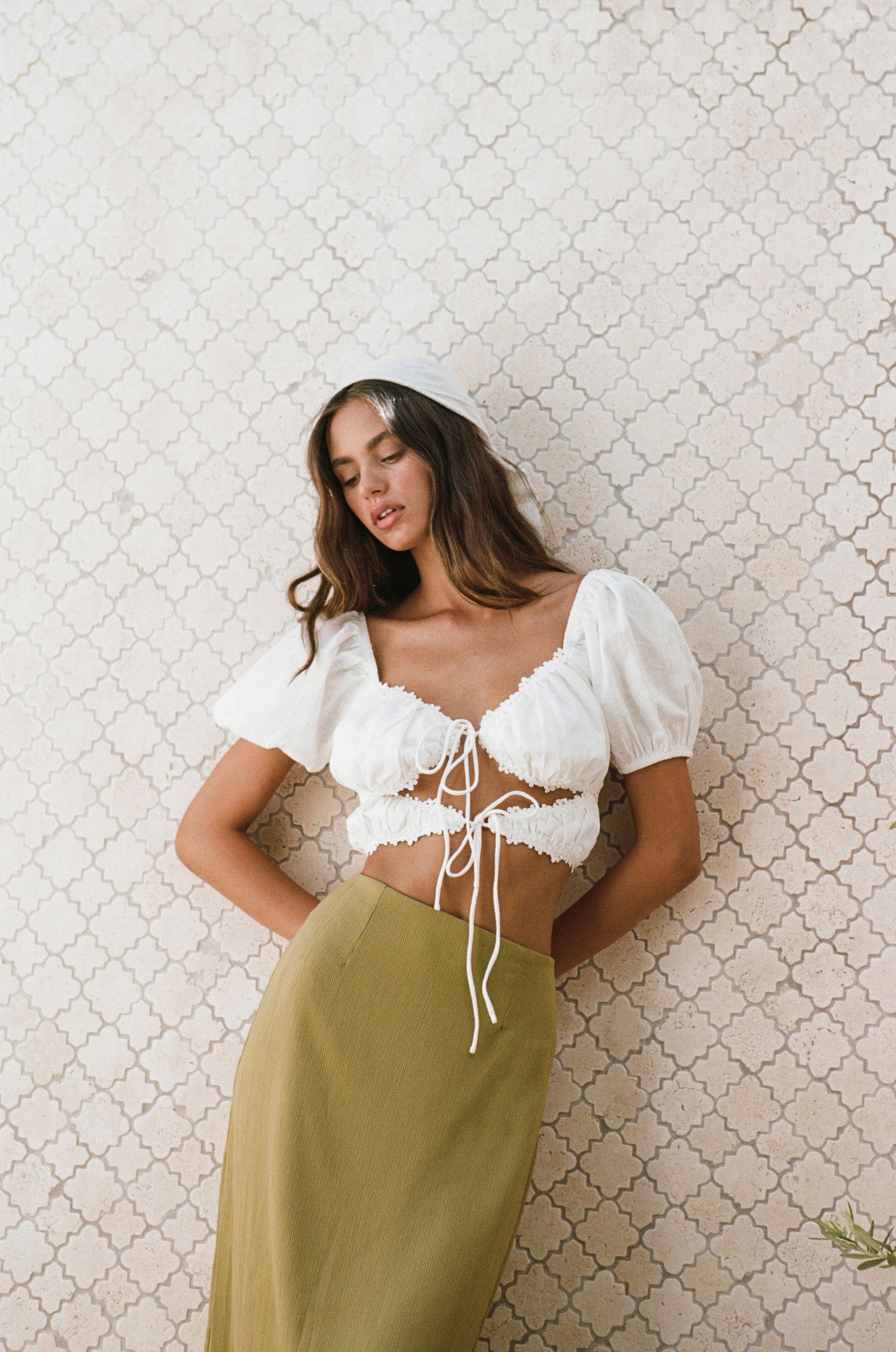 Unique Kate Cutout Fashion Top - Sample Edition