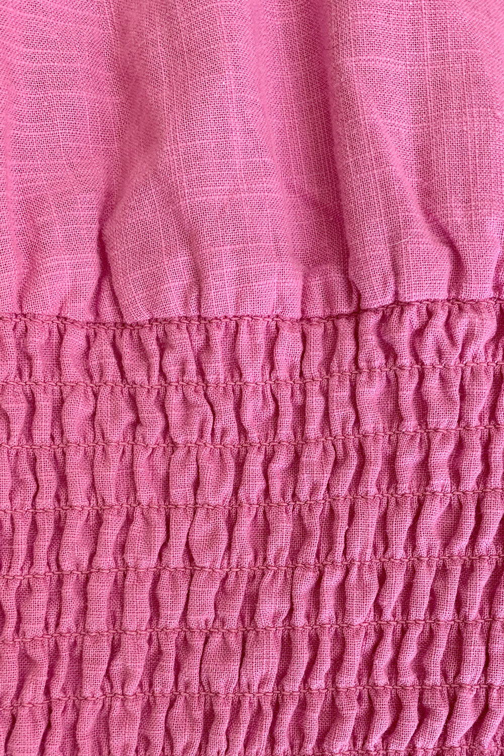 Vibrant Pink Natural Cotton Elliot Women's Dress for Date Night