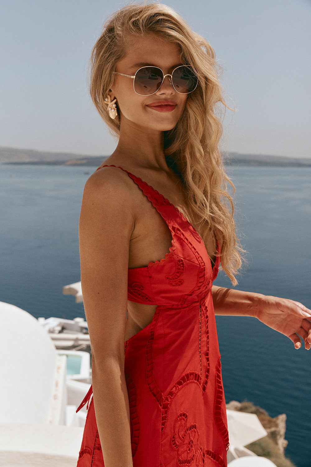Elegant Resort '24 Chalina Maxi Dress with Unique Detailing
