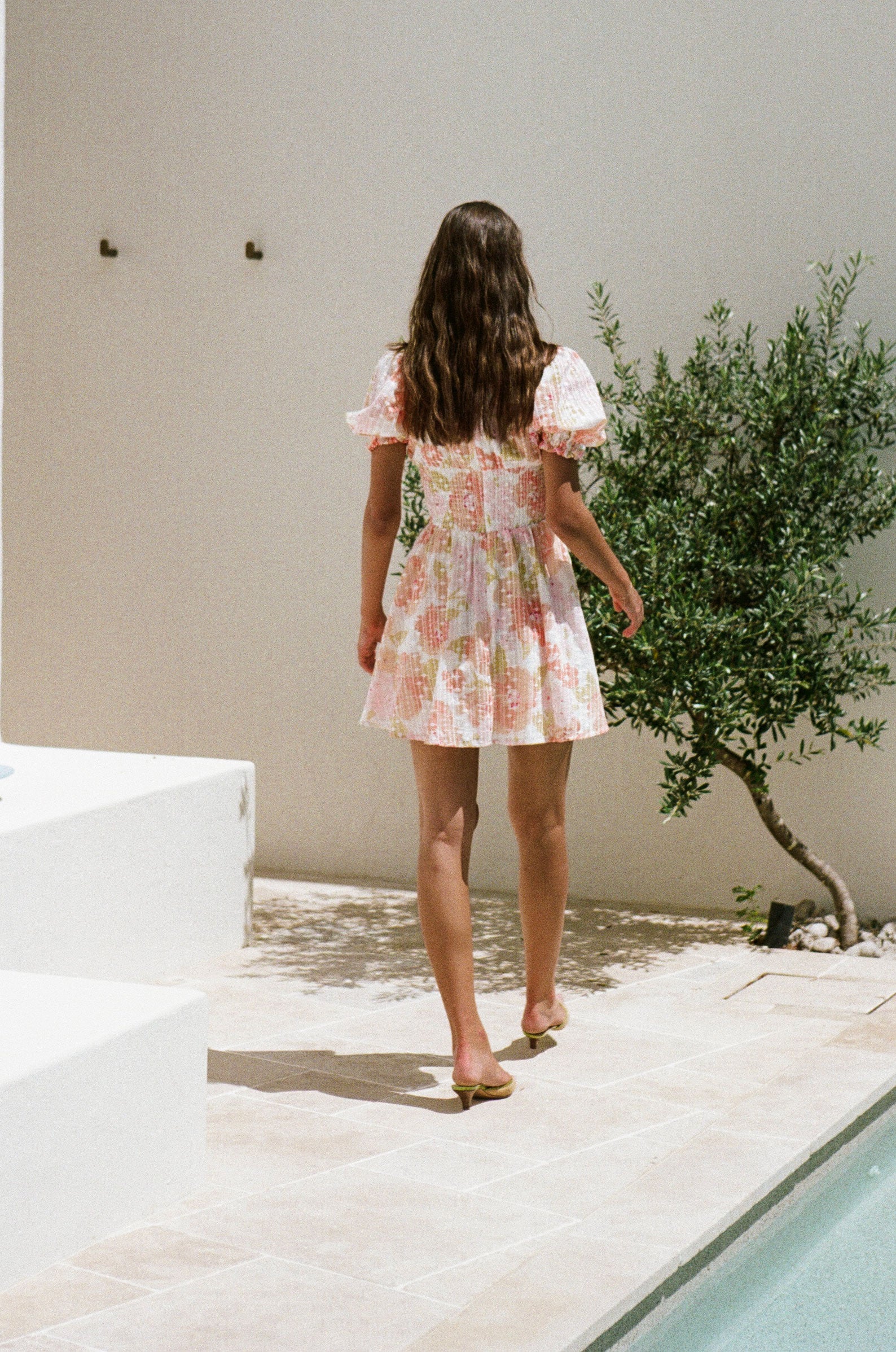 Unique Carlita Shirred Women's Dress - Sample Edition