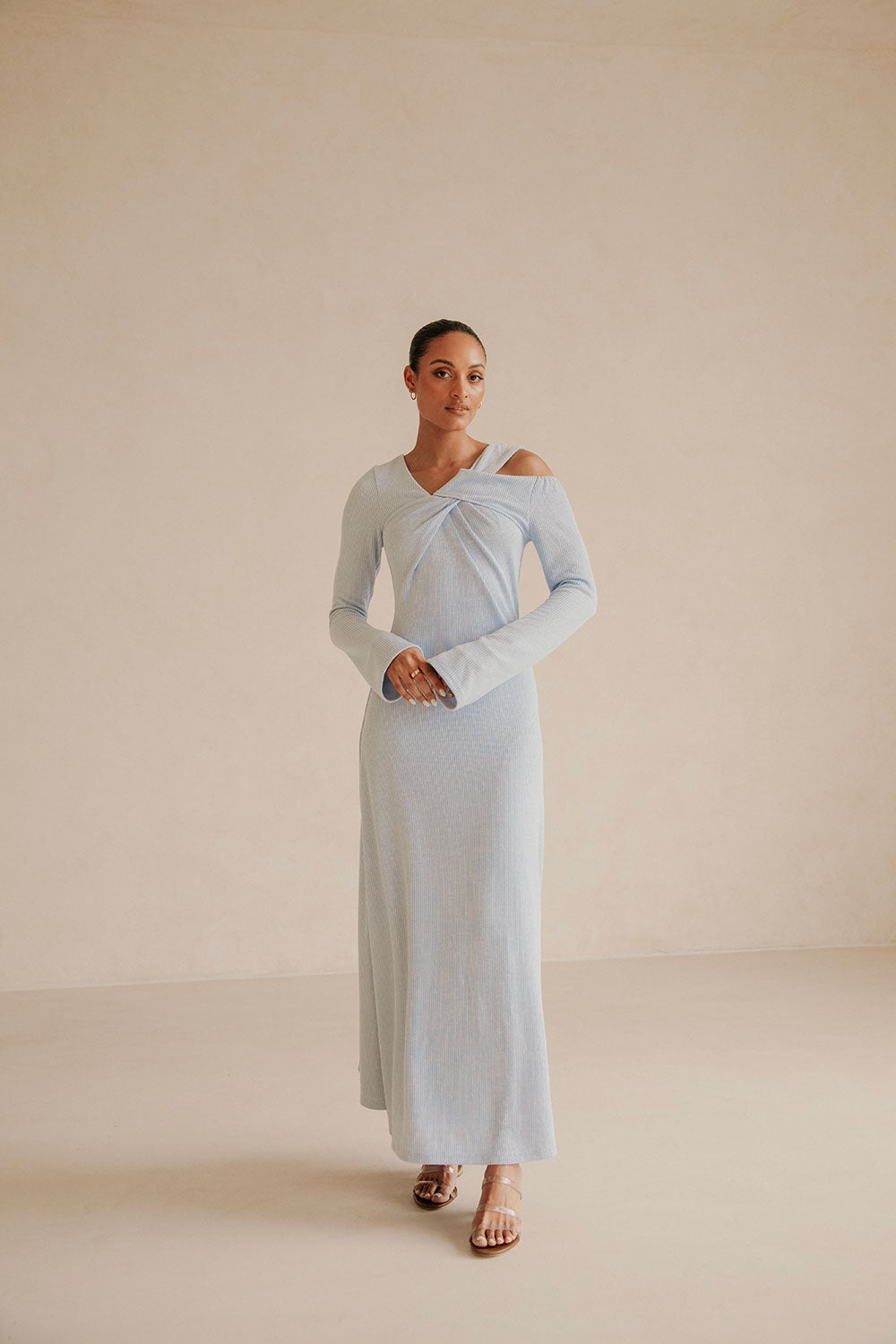 Blue Women's Nyla Party Dress from SABO x Kayla Boyd Collection