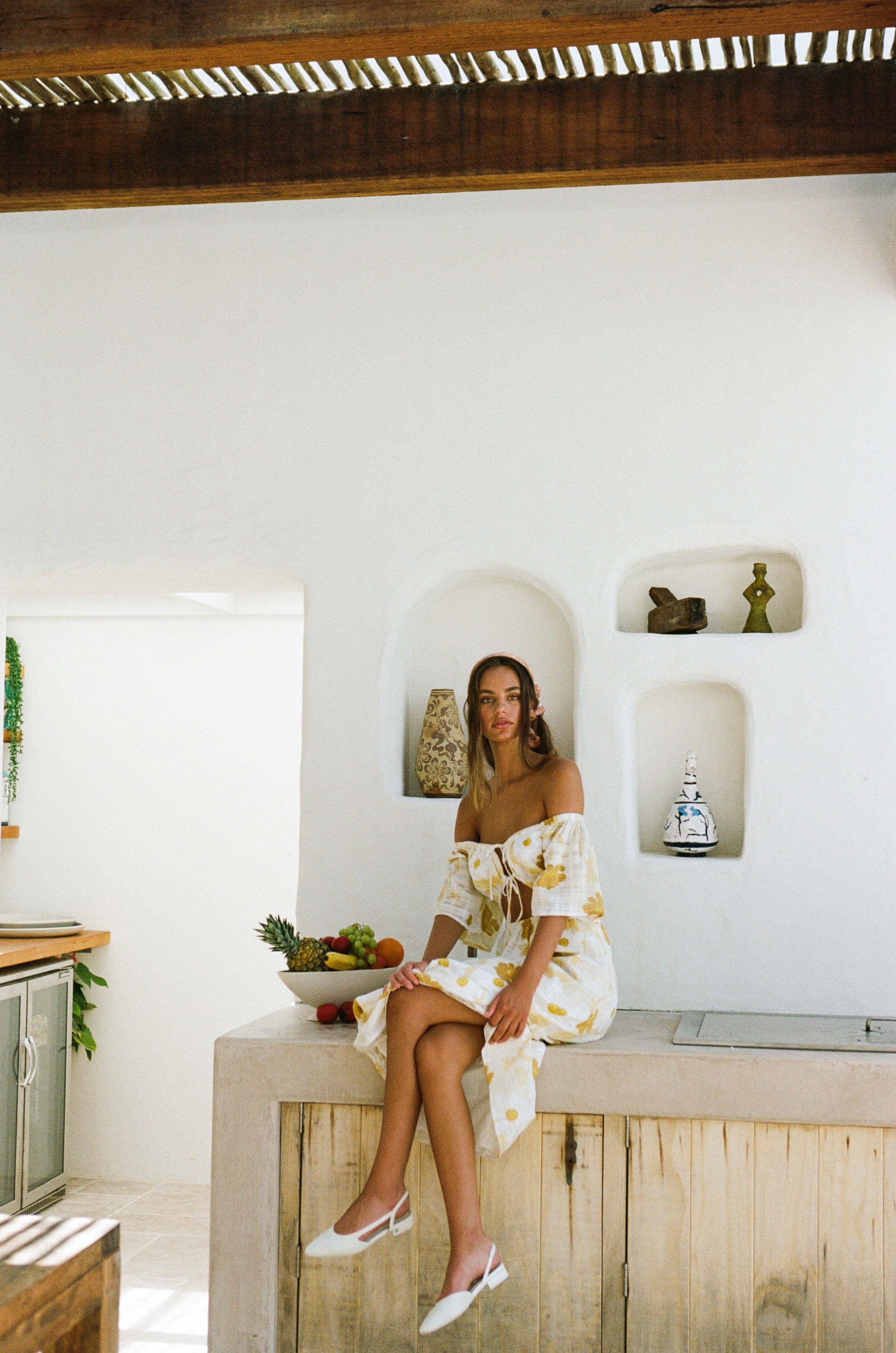 Sample Women's Off-the-Shoulder Nalu Style Dress