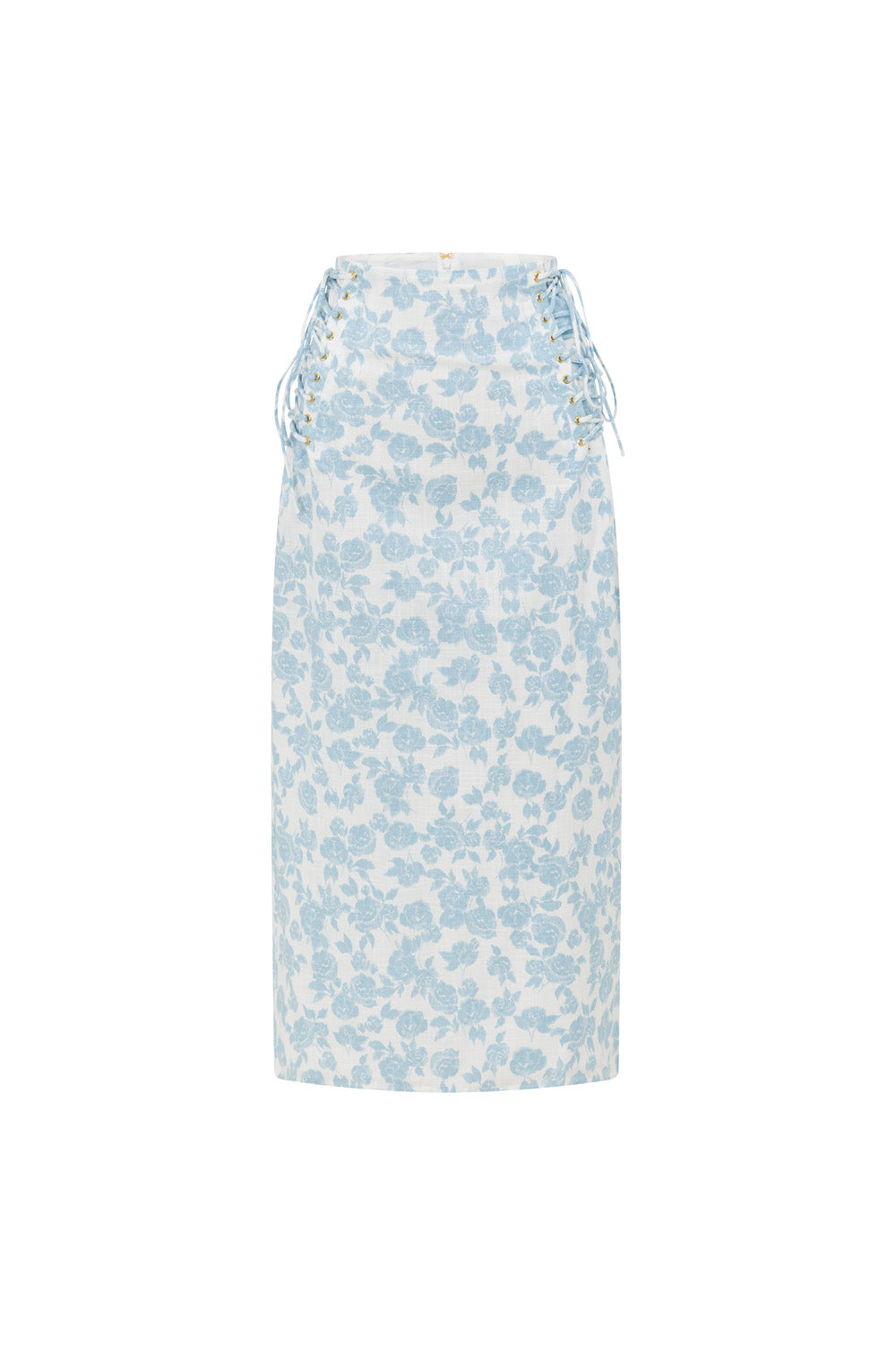 Fashionable Didi Lace - Up Skirt in Story Book Rose Color, a Unique Fashion Item