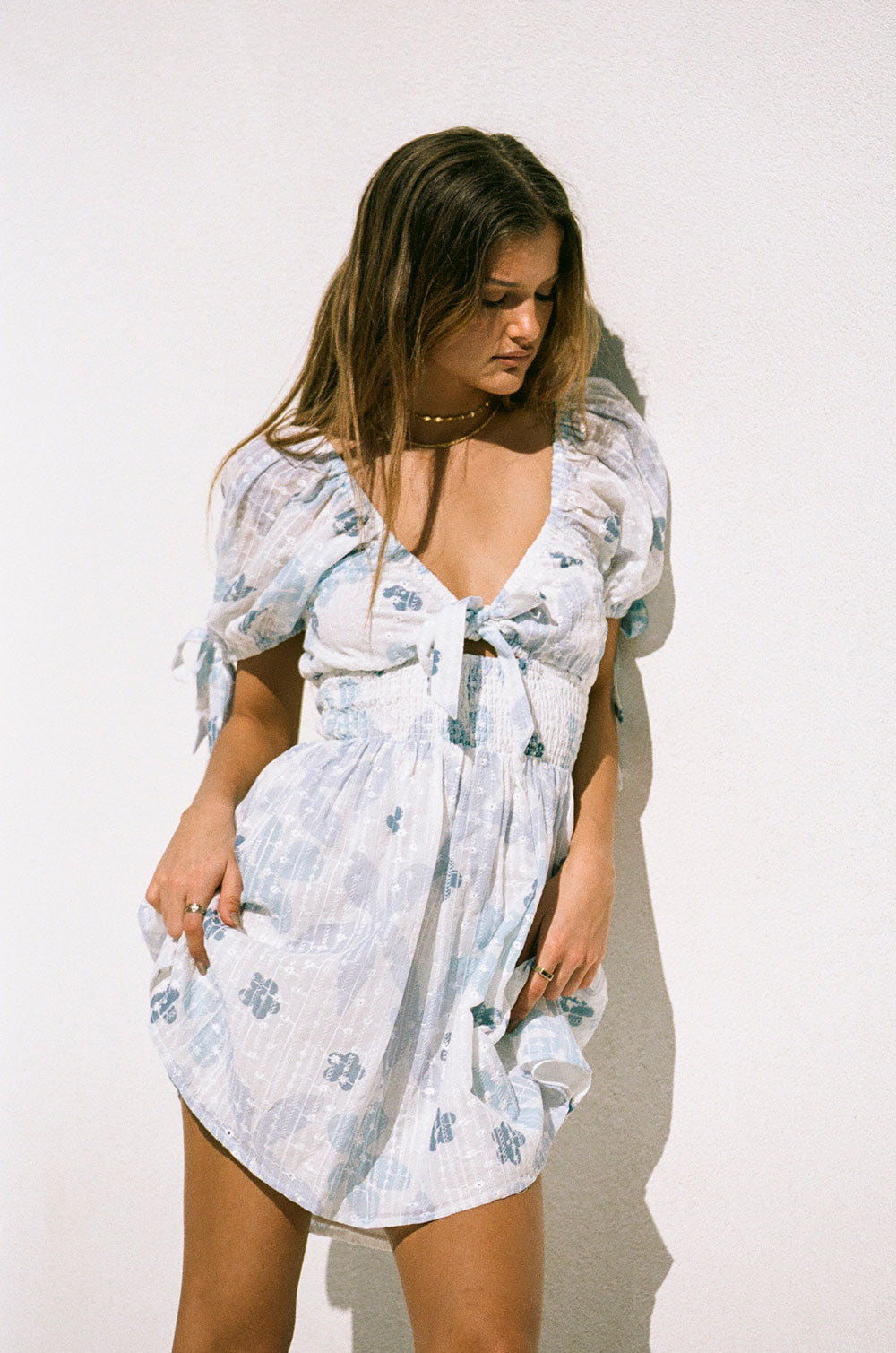 Unique Ellea Sample Dress with Faint Brown Marks