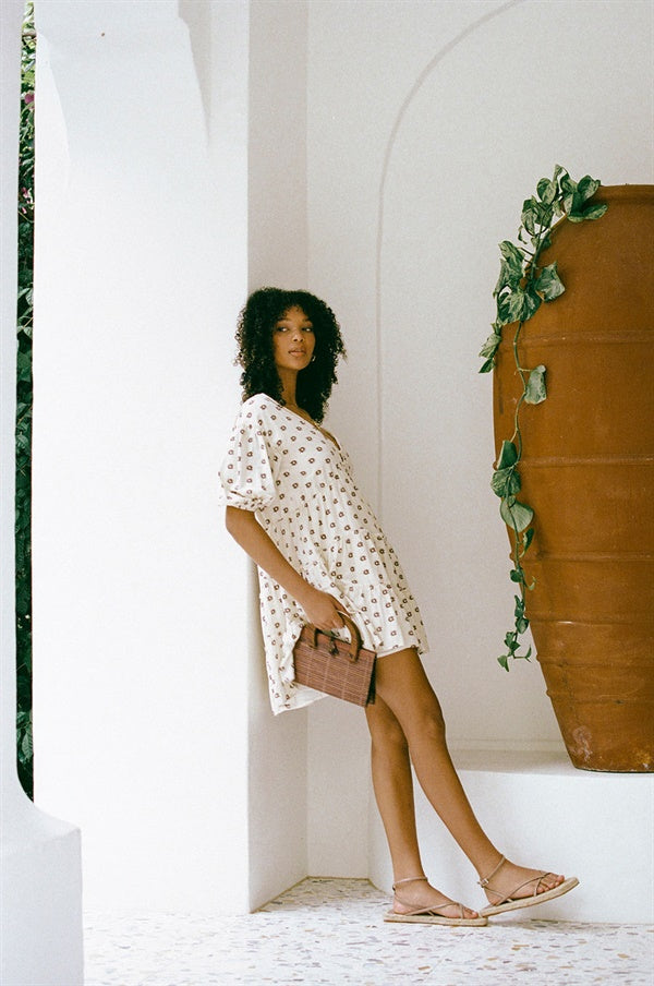 Stylish Tarelle Women's Dress in Dusty Floral Pattern