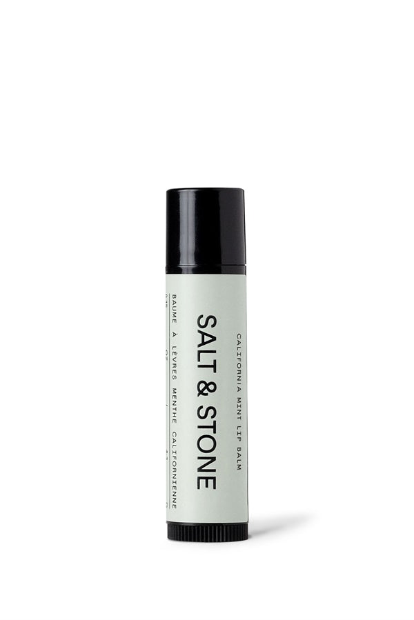 Salt + Stone All - Natural California Mint Flavored Lip Balm for Soft and Hydrated Lips