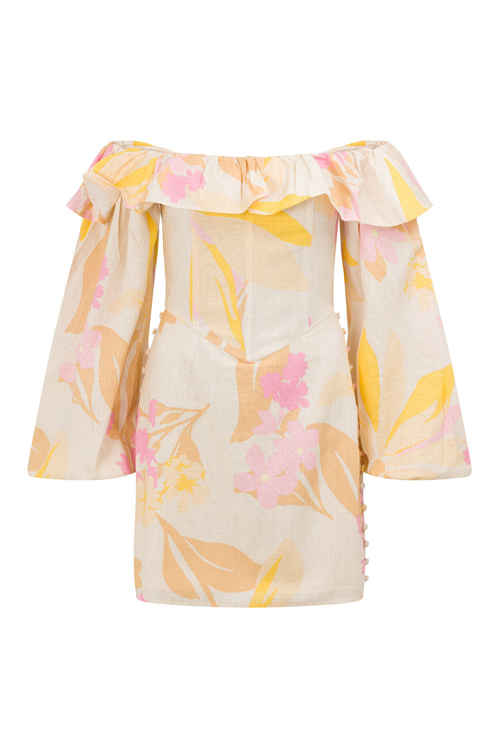 Stylish Suza Off - Shoulder Sample Dress with Distinctive Design