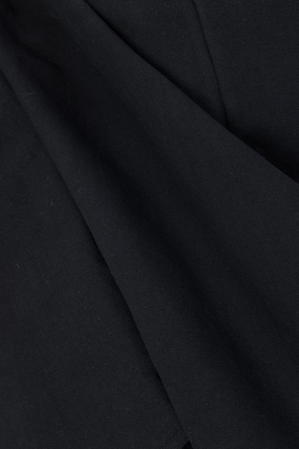 Black Cotton High Waisted Drawstring Elasticated Waist Akel Shorts