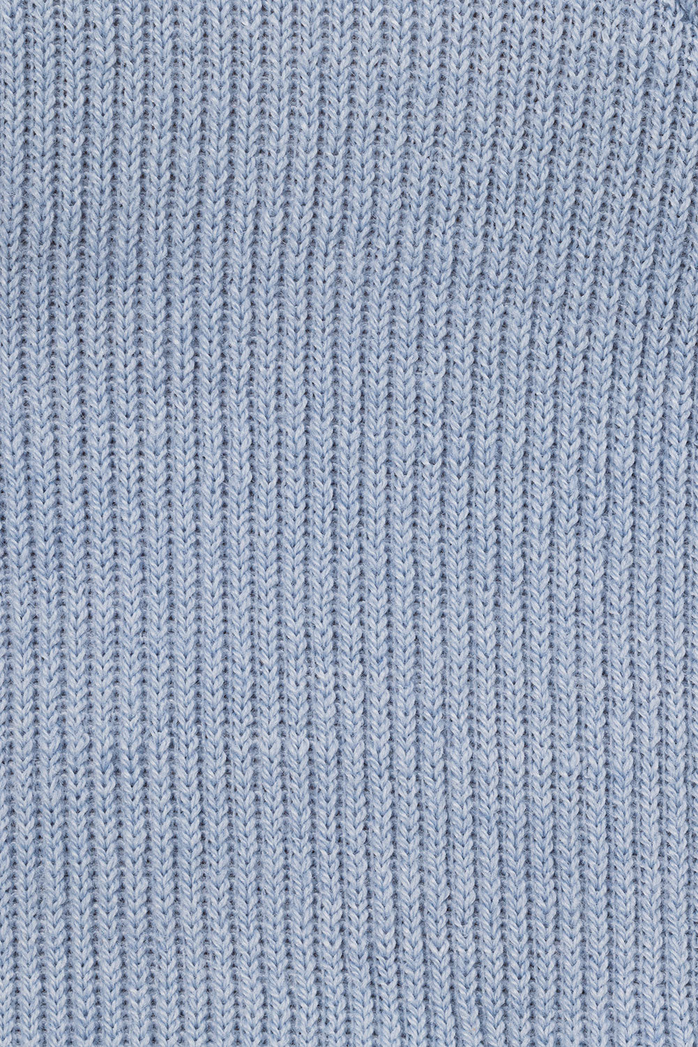 Soft Ribbed Blue Ocean Top with Cap Sleeves and Cropped Hem