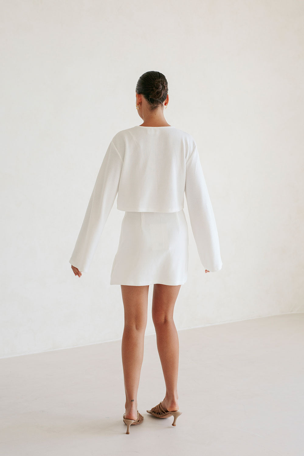 Unique Ayla Sample Skirt with Faint Blue Marks