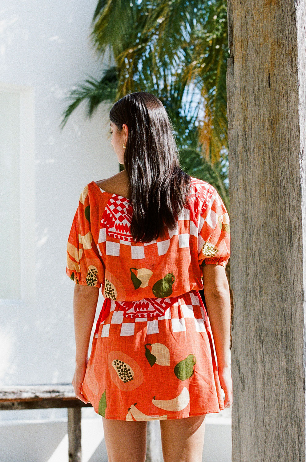 Women's Milo Vacation Dress with Exclusive Dulce Rossa Print
