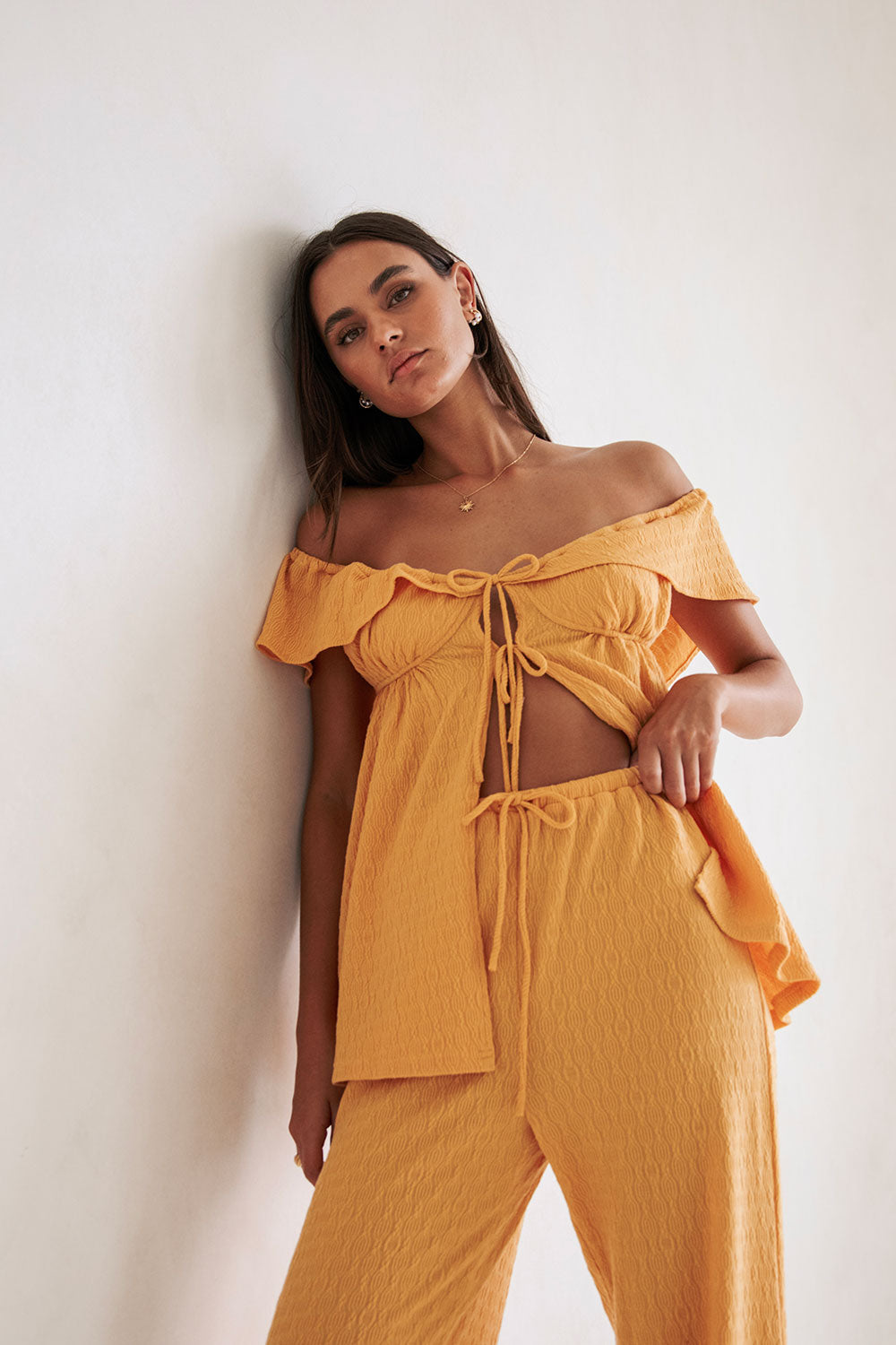 Exquisite Gold-Colored Kala Women's Top