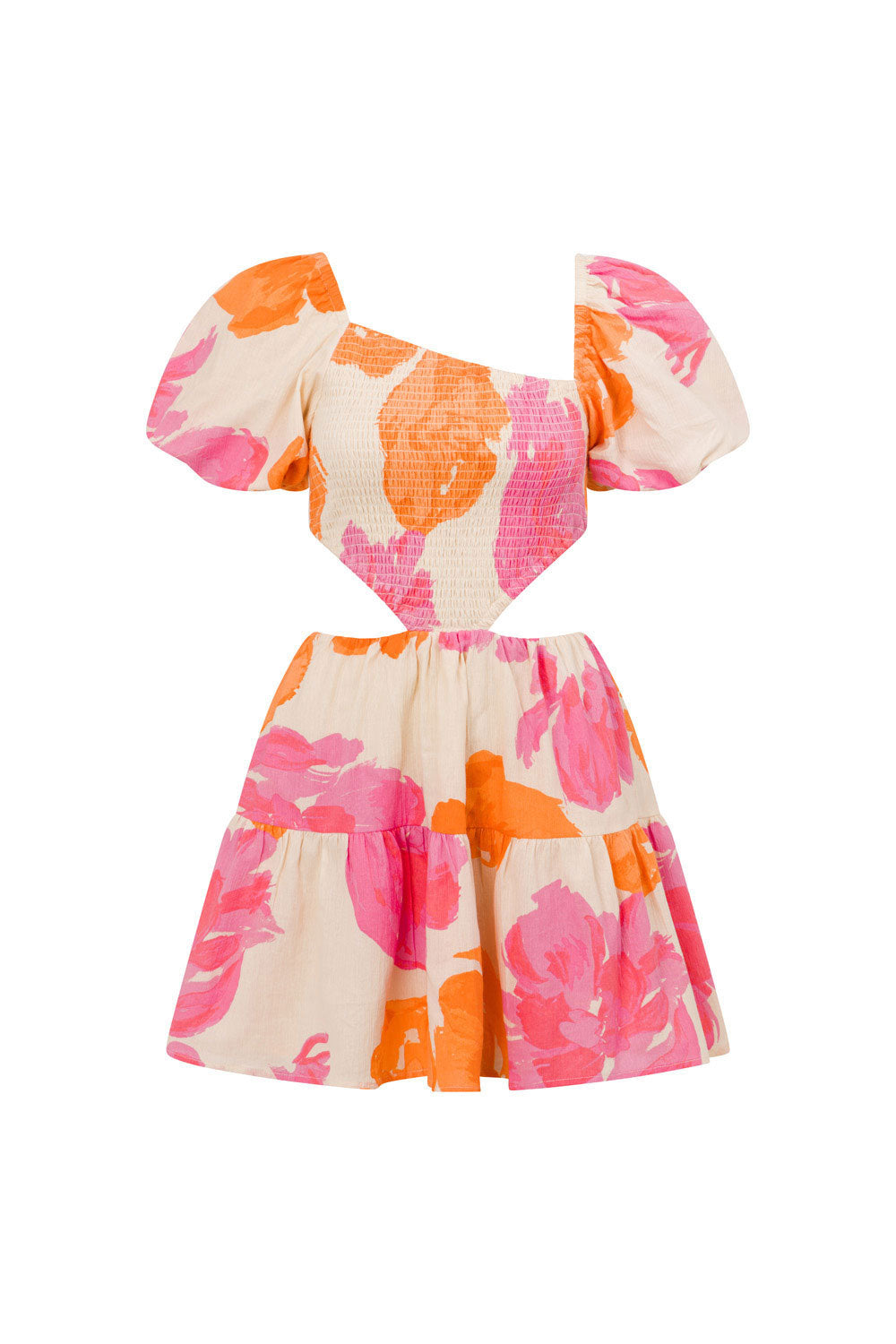 Feminine Solstice Pink Raffy Dress - Ideal for a Pop of Color