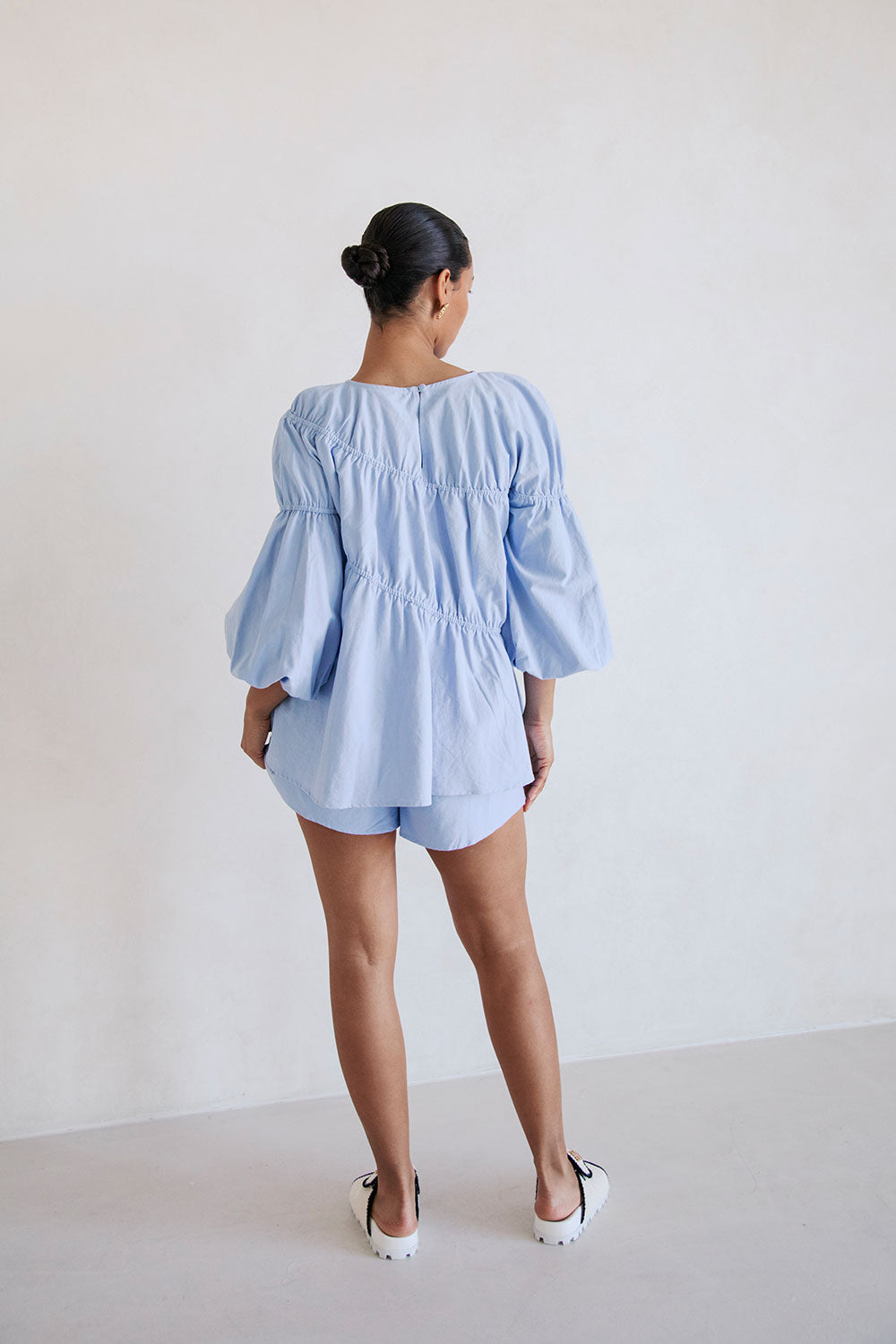 Akel Blue Relaxed-Fit Women's Top
