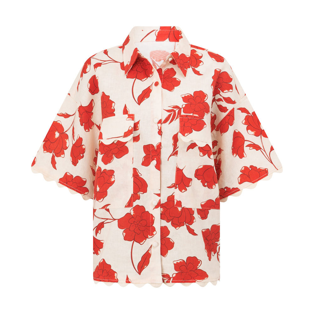 Unique Blooming Arlette Women's Fashion Top - Sample