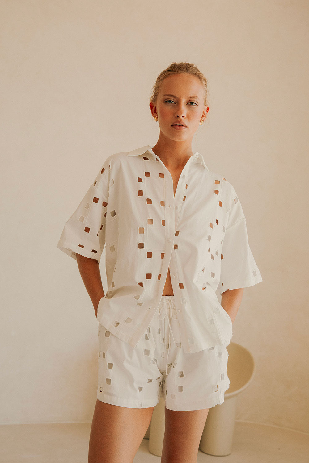 Unique Ellakai Cutwork Top - One - of - a - Kind Sample