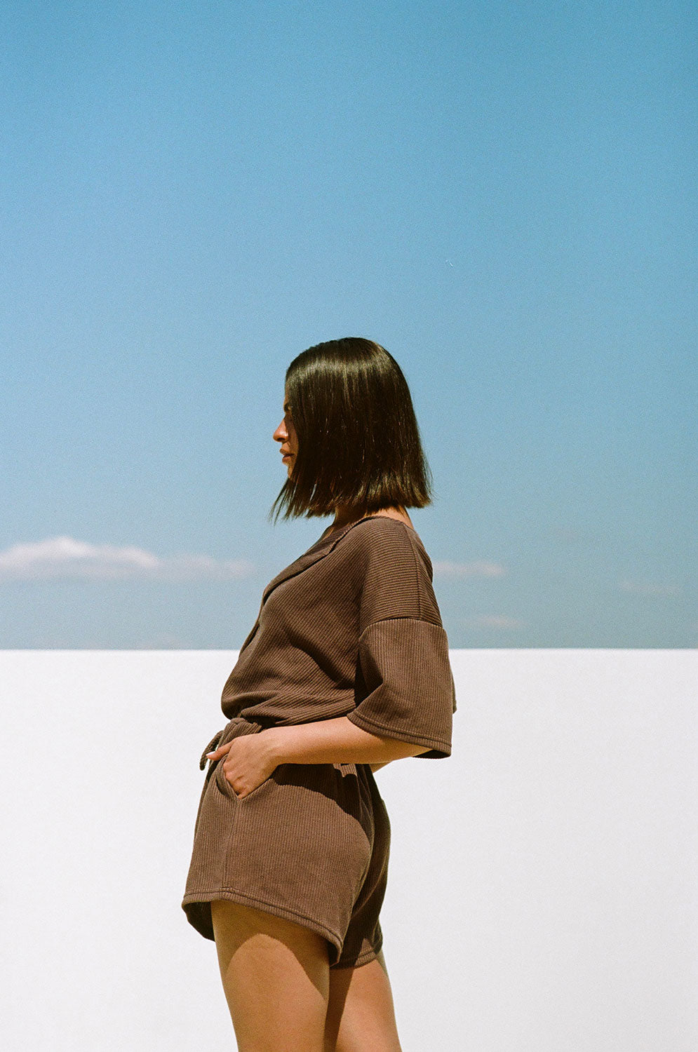 Chocolate Juniper Playsuit - Comfy and Cute Vacation Essential