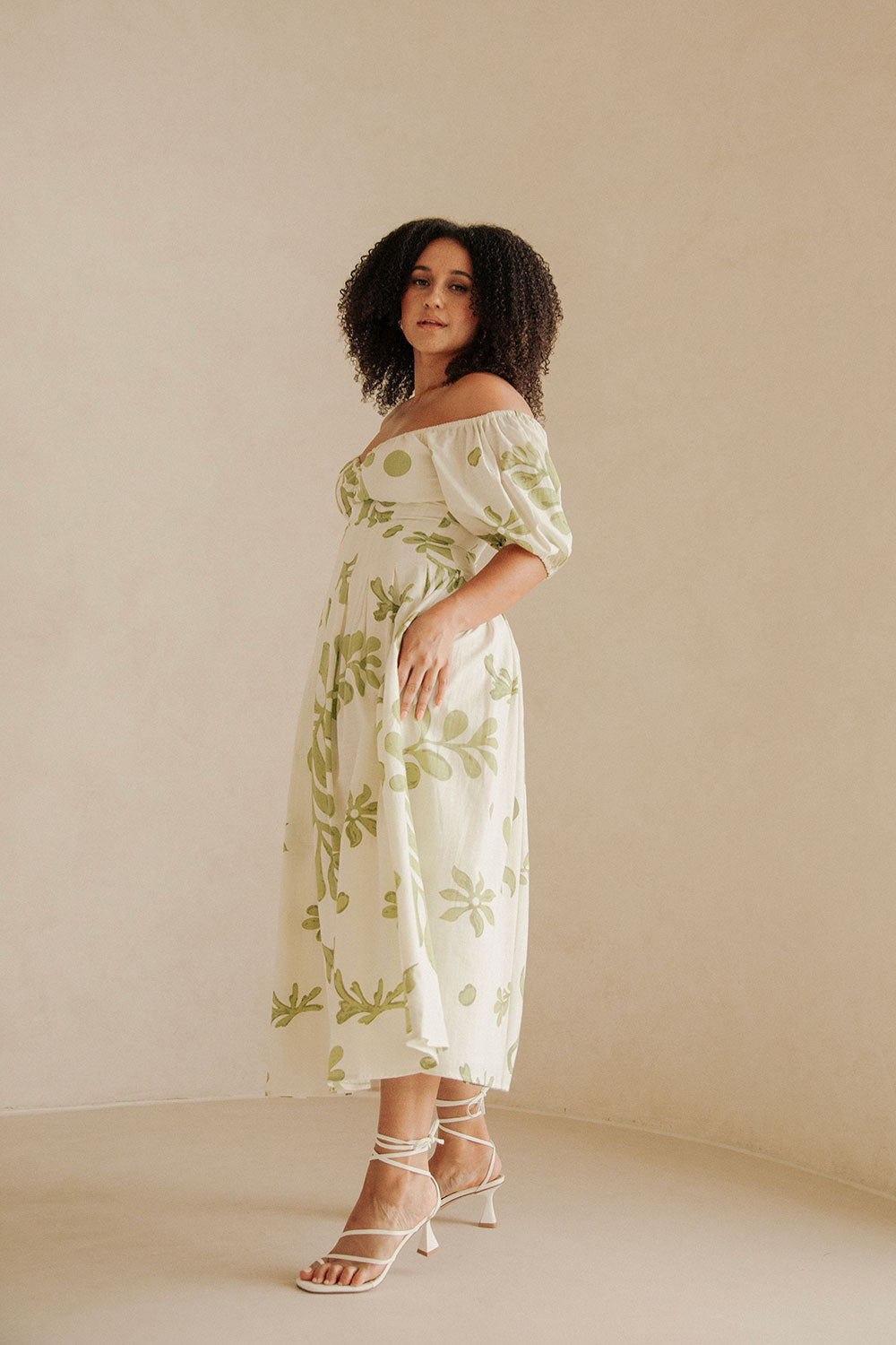 Unique Leesa Sample Dress with Faint Yellow Mark