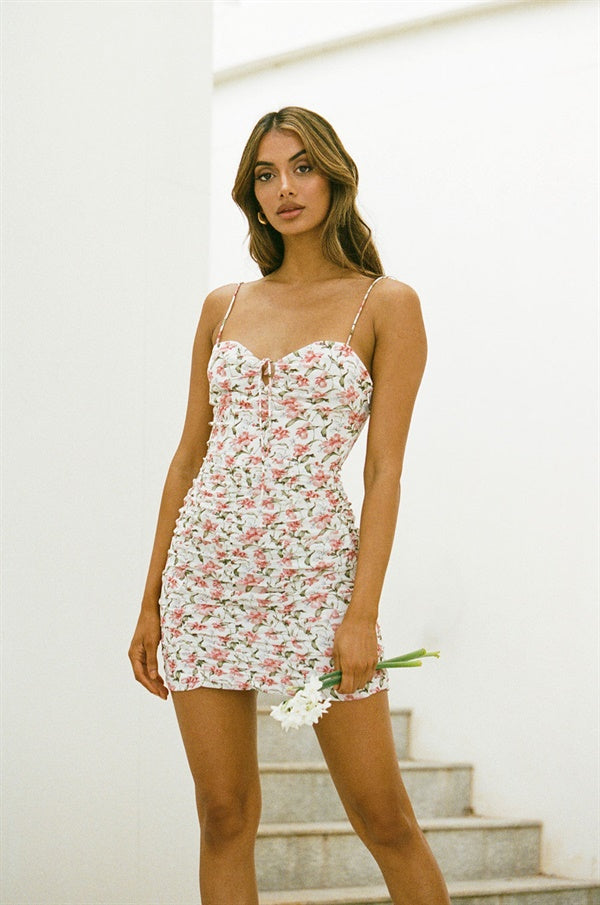 Sabo's Exclusively Designed Floral Sachi Slip Dress