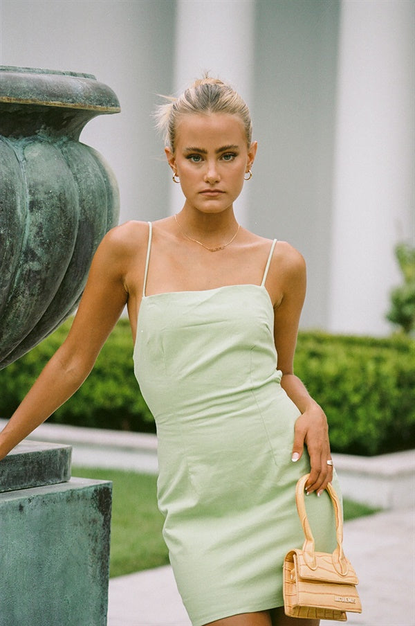Stylish Green Phoenix Party Dress for Women