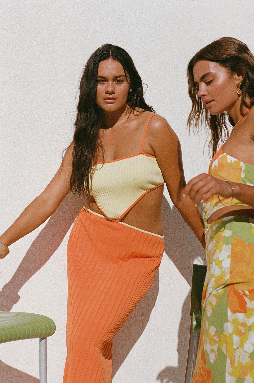 Exclusively Designed Sabo Maia Dress in Vibrant Yellow and Orange