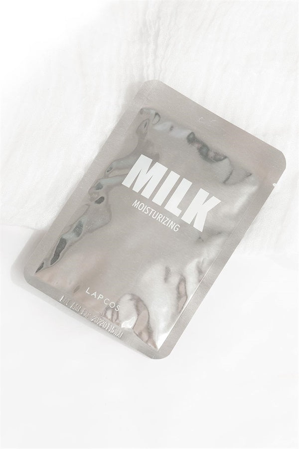 LAPCOS Moisturizing Milk Protein Microfibre Daily Skin Mask