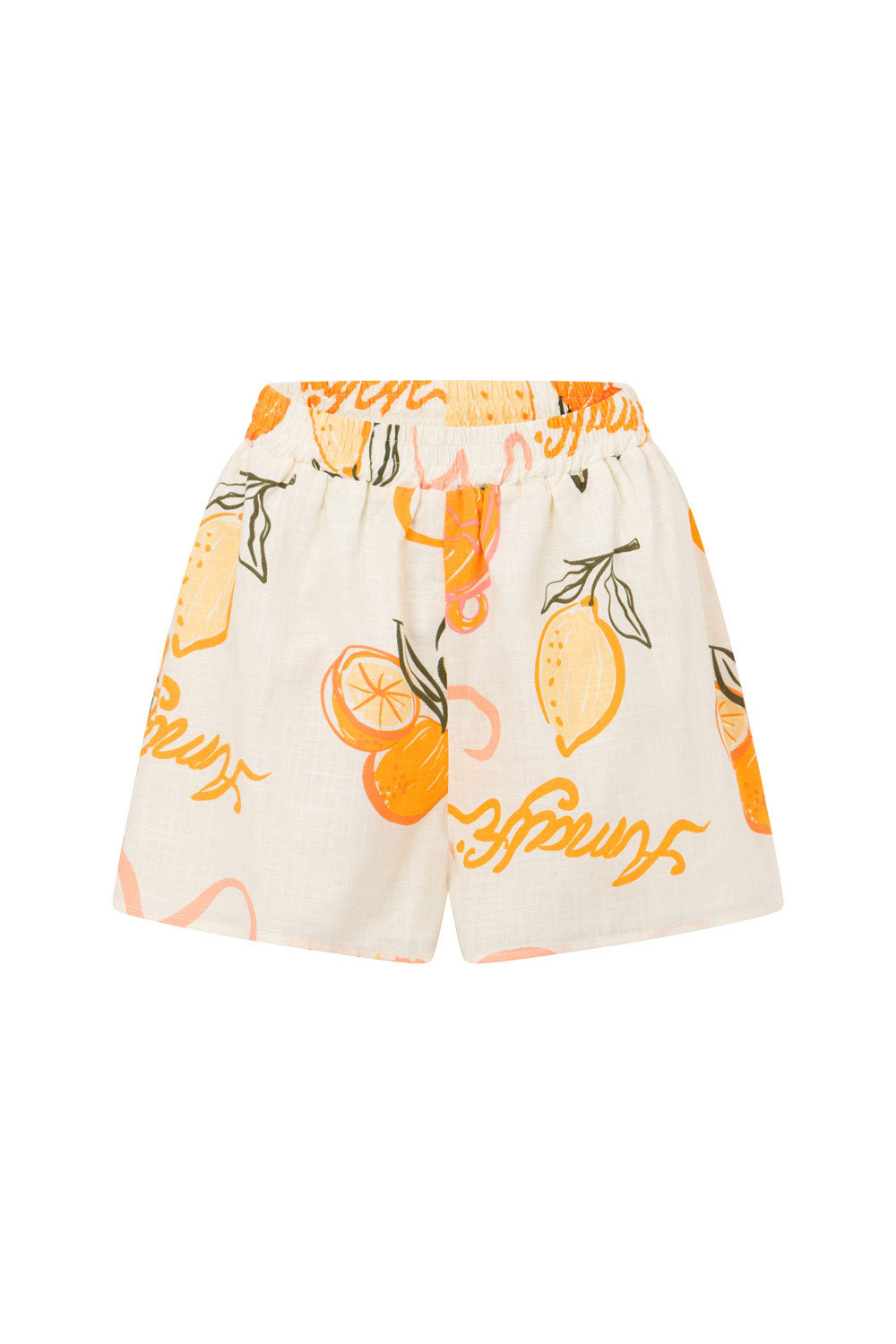 Exclusive Seona Amalfi Aperol-colored Women's Shorts - Sample Edition