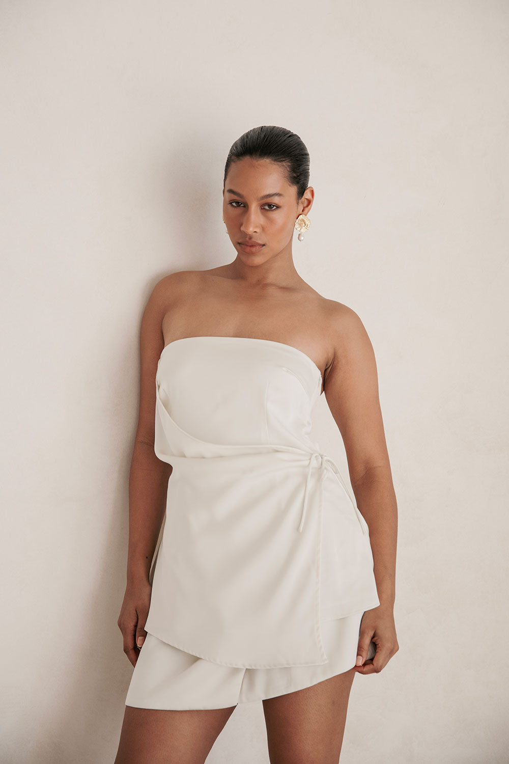 Unique Ivory Kleo Top - One-of-a-Kind Sample