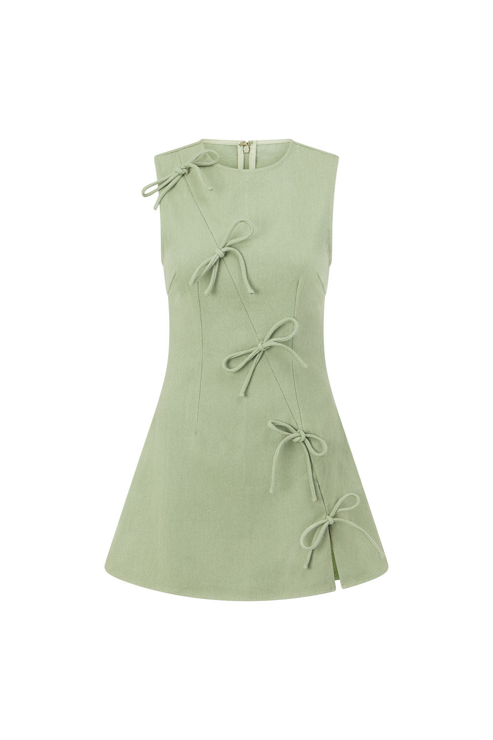 Sage-colored Exclusive Sample Kapri Dress for Women