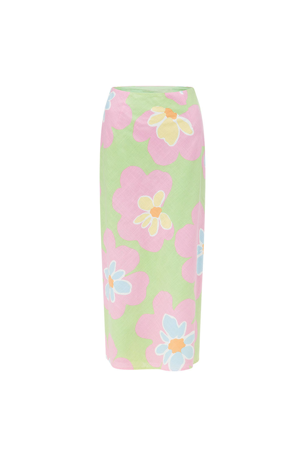 Exclusive Samira Hana Green Midi Skirt - Perfect XS Sample