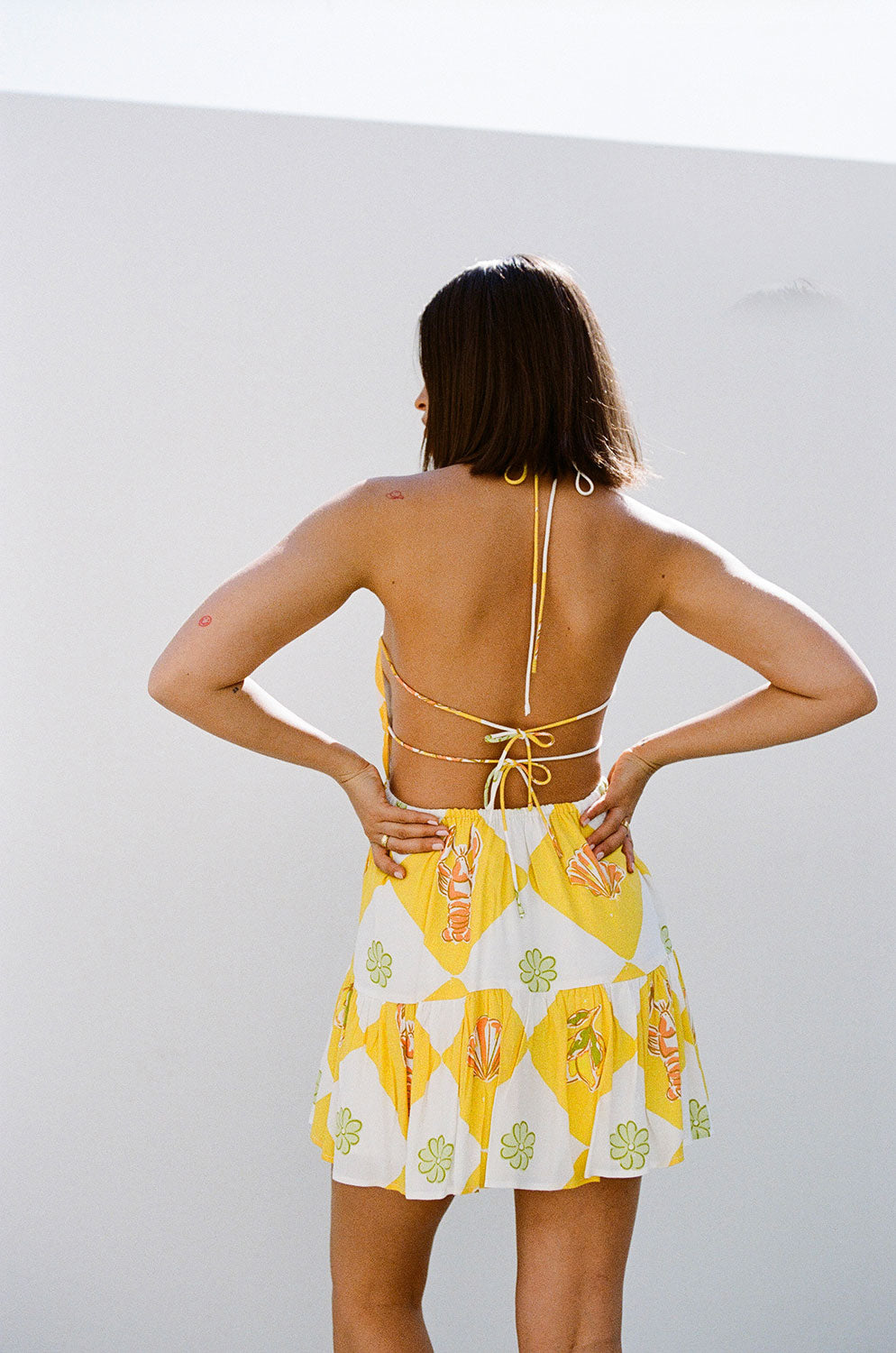 Unique Astyn Oceano Yellow Sample Dress for Fashion Lovers