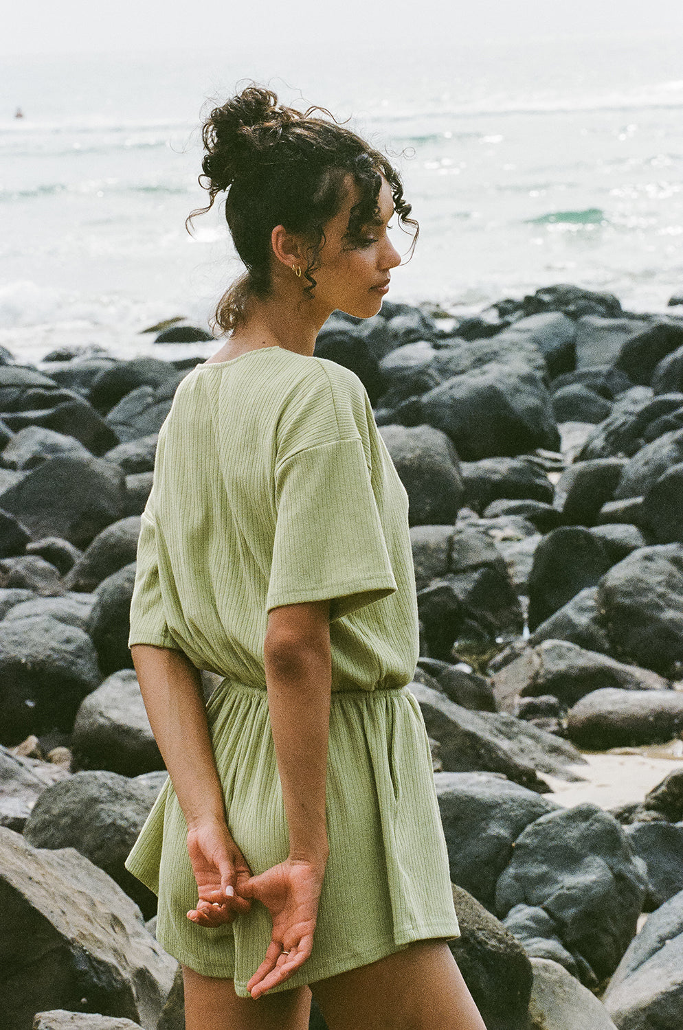 Lime Juniper Playsuit - Sample Fashionable One - off Outfit